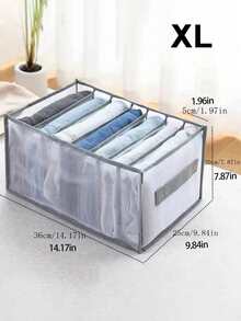 1/4pcs Mesh Division Underwear Storage Box Set, Clothing Division Storage Box, Household Foldable Portable Storage Basket, Perfect For Home Organization, Autumn And Winter Wardrobe Refresh, Back To School, Christmas Gift Idea, Keeps Clothing Neat And Accessible, Easy To Use, Space-Saving Design, Ideal For Bedroom, Closet, Dorm Room, High Conversion Keywords Included, Stylish And Practical, Must-Have For Families And Students.