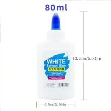 250ml White Latex Craft Quick-Drying Glue, DIY White Glue For Students, Art, Preschool, Woodworking, Office And Educational Handcraft Classroom - Multicolor - View 6