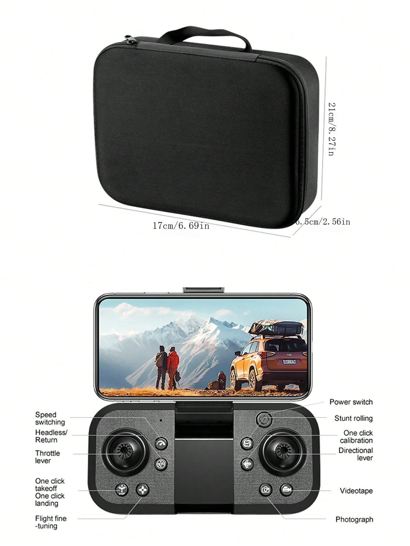 הA88 Black Aerial מזל"ט צילום מצויד בשלוש מצלמות High Definition