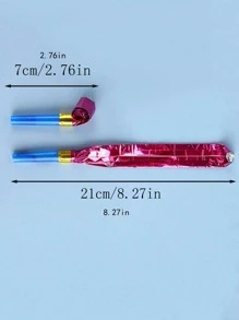 10/30/50pcs-Party Blower, Colorful Birthday Noisemakers Birthday Blow Horns Party Horns Party Whistles New Years Party Noisemakers Party Blowouts Whistles Party Blowouts Party Favors Noise Makers Random Color - Random Color - View 6