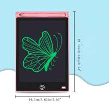 Mesa digitalizadora LCD de 8,5'', tela colorida sólida, bloco de desenho com grafite, quadro de escrita, presente educacional de Natal e aniversário, quadro de aprendizagem, presente de Halloween, Natal e Dia de Ação de Graças, presente de Páscoa, volta às aulas