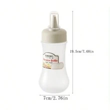 Chai đựng nước sốt bóp Chai đựng nước sốt cà chua Salad Chai đựng nước sốt gia dụng Nhà bếp Bình đựng mật ong Chai đựng gia vị Chai đựng nước sốt nhựa - trắng - Xem 7