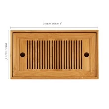 Solid Wood Tea Tray Drainage Water Storage Kung Fu Tea Set Drawer Tea Room Board Table Chinese Tea Room Ceremony Tool - Multicolor - View 7