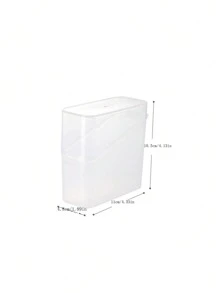 Caja de almacenamiento de rebanadas de queso de 8/4/2/1 rebanada, caja de almacenamiento de rebanadas de queso para refrigerador, bolsa de café y té, bolsa de ketchup, caja de almacenamiento de escritorio, caja de almacenamiento de cocina y refrigerador, recipientes de almacenamiento de plástico