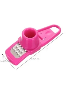 1 pieza Exprimidor de ajo multiusos para triturar jengibre y ajo - Multicolor - Ver 2