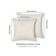 4-Piece Bohemian Geometric Throw Pillow Covers, 18x18 Inches - Abstract Art Design For Farmhouse Decor, Suitable For Sofa, Patio And Outdoor Spaces, Zippered, Hand Wash Only - Multicolor - View 6