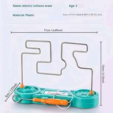 迷宫拼图玩具、专注力训练桌面游戏、手眼协调和脑筋急转弯竞技互动游戏 - 彩色 - 查看 2