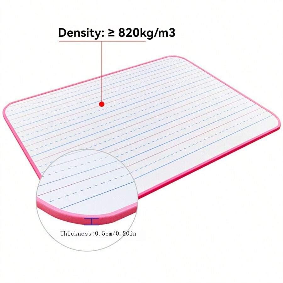 1pc, 9''*12'' DoubleSided Erasable Writing Board With Lines