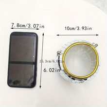 1 件银色迪斯科球悬挂花盆 - 创意派对装饰篮，适合婚礼、生日和家居装饰，耐用塑料，幻想主题 - 彩色 - 查看 6