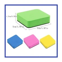 1/5/10/24/48片白板擦，磁性EVA毛毡黑板擦，方形橡皮擦，彩色