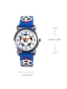 Đồng hồ thạch anh bóng đá phong cách thể thao dành cho trẻ em (YY06) - Một cỡ - Xem 6