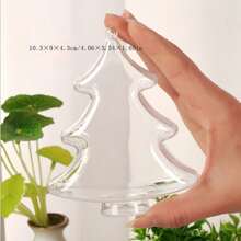 1 件优雅创意圣诞透明装饰空心球，DIY 空心球装饰吊坠，透明圣诞球吊坠，亚克力材质坚固、耐磨且易于清洁，可重复使用，精美装饰吊坠，适合节日派对装饰礼物 - 無色 - 查看 9