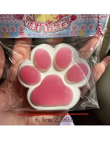可爱的柔软猫爪 - 超柔软挤压水泥状猫爪柔软玩具，慢回弹，葡萄/橙色猫爪挤压玩具，少女礼物，小礼物，Taba 柔软，圣诞礼物，柔软，Taba 柔软，柔软，玩具 - 彩色 - 查看 5