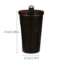 Eenvoudige koffiebeker met strass-steentjes, creatieve kantoorbeker voor koppels, roestvrij staal 304, modieuze telescopische rietjesbeker voor terug naar school