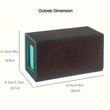游戏卡盒，桌面游戏卡牌收纳盒，动漫卡牌收藏盒，/英雄卡牌游戏配件，体育卡牌收藏盒 - 彩色 - 查看 2