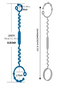 3 件/套婴儿玩具硅胶奶嘴夹、可调节弹性杯架，适用于婴儿推车、高脚椅、婴儿床、摇篮、购物车、汽车座椅、包包，可作为万圣节、感恩节、圣诞节婴儿礼物 - 彩色 - 查看 3