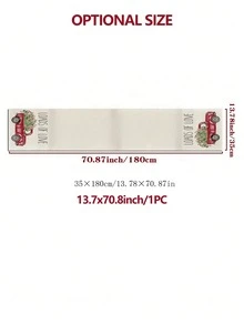 1 件情人节红玫瑰和心形桌旗、派对装饰、餐厅婚礼仪式装饰 - 彩色 - 查看 3