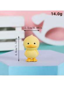 1pc Idyllic Farm Series Cake Decoration Ornament Pony Piggy Chick Duck Haystack Soft Rubber Doll Baking Cake Decoration Supplies