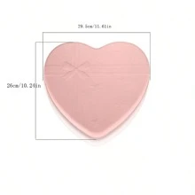 Heart-Shaped Plastic Fruit Dish & Snack Box, New Year Gift Box, Sectioned Candy Tray, Food Storage Container - Multicolor - View 7