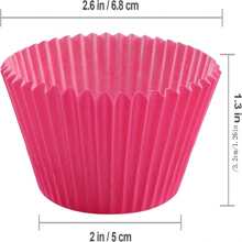 Caissettes à pâtisserie roses, 100/200/500 pièces de moules à muffins en papier antiadhésifs, pour fêtes, mariages, anniversaires, Noël