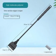 Fish Tank Clean Tool Flat Sand Algae Removal Dual-Use Glass Algae Removal Scraper Household