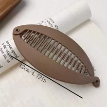 1 件/2 件韩式高马尾香蕉发夹，细发防滑夹，简约百搭时尚发饰家居浴室装饰秋季装饰返校