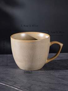 1pc Marbling Latte Art Coffee Cup, Style Ceramic Mug, Suitable For Home And Office Use, Easy To Clean, Ideal For Holiday Gifts To Classmates And Colleagues Back To School