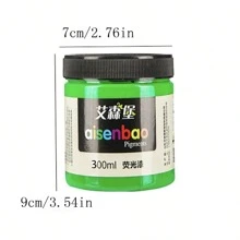 1 peça 300ml Tinta Fluorescente/Tinta Brilha no Escuro Neon Luminosa Arte de Parede Pintura Grafite Acrílica Revestimento Impermeável, Volta às Aulas, Material Escolar