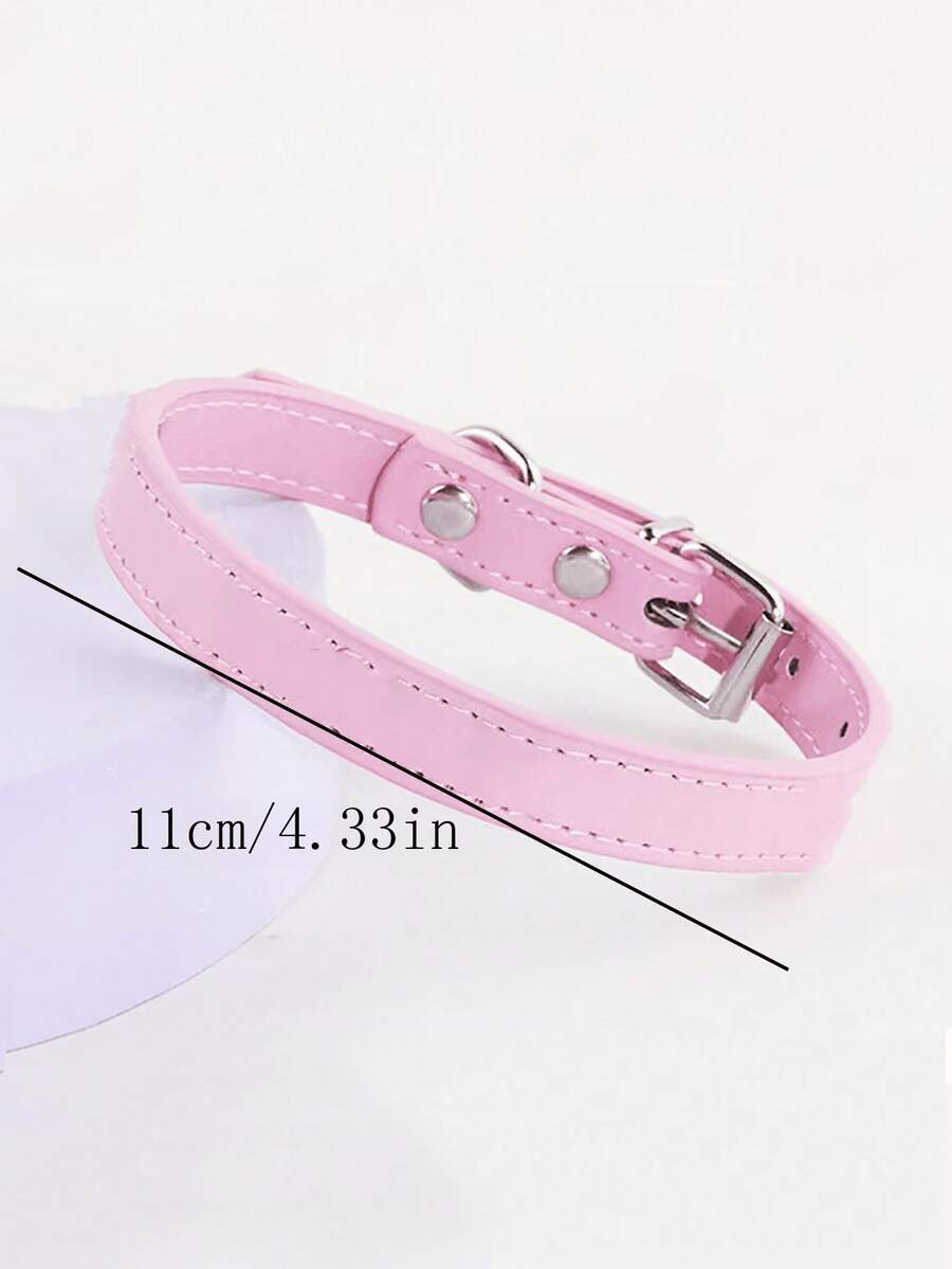 1 chiếc Vòng cổ cho chó Vòng cổ cho chó nhỏ Vòng cổ cho mèo Vòng cổ cho chó Vòng cổ cho chó - Hồng - Xem 1