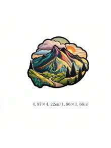 55pcs Outdoor Landscape Cartoon Graffiti Stickers Water Cup Computer Luggage Decoration Waterproof Stickers,Chicken Stickers,Movie Stickers,Construction Stickers,Forest Stickers,Luggage,Small Stickers