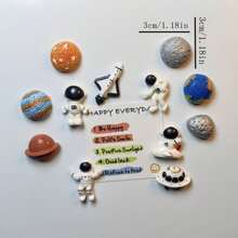 5/10 cái - Nam châm tủ lạnh 3D chủ đề phi hành gia, hành tinh, nhãn dán tủ lạnh dễ thương, nhãn dán bảng trắng, nam châm trang trí tủ lạnh, nhãn dán nhà bếp văn phòng dễ thương, dụng cụ nhà bếp, trang trí nhà cửa, món quà tốt nhất cho sinh nhật, tốt nghiệp. - Nhiều màu - Xem 3