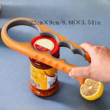1pc 4-In-1 Jar And Can Opener For Weak Hands, Easy To Use For Children, Elderly, And Arthritis Sufferers - Kitchen Gadget For Easy Access To Jars And Cans, For Outdoor, Camping, Gift For Father - Multicolor - View 2