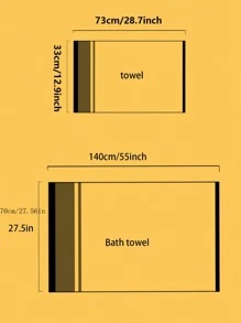 条纹毛巾和浴巾套装，大号和小号，适合成人和儿童浴室面部和身体毛巾绿色、紫色、灰色、橙色、咖啡色柔软吸水超细纤维毛巾，适合女孩和男孩