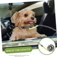 Explosion-Proof Nylon Retractable Dog Leash With Adjustable Waist Belt, Multi-Function Dog Walking & Running Leash With Elastic - Black - View 7