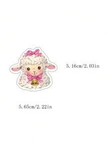 50 CÁI Retro Màu Nước Cổ Tích Phong Cách Động Vật Nghệ Thuật Nhãn Dán Chống Thấm Nước PVC Thỏ Mèo Vịt Hươu Cừu Thiên Nga Dễ Thương Vui Nhộn Cá Nhân Hóa Bộ Sưu Tập Trang Trí Sổ Lưu Niệm Sách Hành Lý Đàn Guitar Cốc Nước Ốp Điện Thoại Máy Tính Xách Tay Decal - Nhiều màu - Xem 7