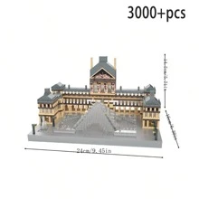 France Pride: Paris Eiffel Tower Micro Mini Building Blocks 3 Size Choice Adult Architecture Puzzle Toy Kit Assemble Brick Gift - Shape - View 4