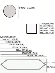 1 Pc Elegant Floral Embroidered Lace Tablecloth, Vintage Pattern Suitable For Indoor & Outdoor Events, Parties, Weddings, Dinners, Restaurants, Square & Round Tables - Light Brown - View 6