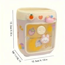 Sanrio 1 pièce, organisateur de bureau polyvalent sous licence Sanrio pour les instruments d'écriture - support à stylo grande capacité, pinceau de maquillage et caddie de papeterie - cadeau idéal pour les fans de Hello chat et ses amis, convient aux âges 14+, rentrée scolaire, fournitures scolaires