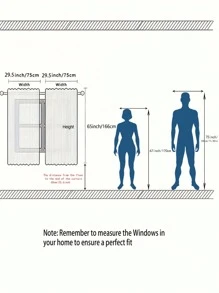 2 件套水彩花卉印花半透明窗帘，独特的复古艺术装饰，保护客厅、卧室、厨房的隐私 - 墨綠色 - 查看 8