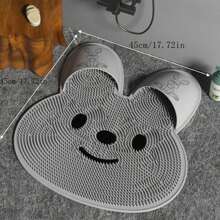 Tapete de massagem para os pés de silicone TPE, 1 peça, tapete antiderrapante para banheiro, esfregão para os pés, decoração para casa e banheiro, decoração de outono, volta às aulas