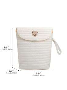 Wasserdichte Baby Windel Aufbewahrungstasche, tragbarer Windel Organizer für Baby Kleidung, Windeln, Feuchttücher, Outdoor, Baby Dusche, Familien Dekorationen Geschenke