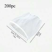 100件/200件/500件/1000件厨房水槽排水过滤器，一次性排水收集袋，用于食物残渣 - 白色 - 查看 3