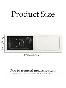 1pc Stylish Dishwasher Magnet Clean Dirty Sign, Ideal Clean Dirty Magnet For Dishwasher And Kitchen Organization Nice Office Or Home Decor, Dirty Clean Dishwasher Magnet With Strong Hold