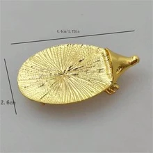 2szt. Metalowe galwanizowane złote i srebrne małe figurki zwierząt ozdoby, pająk, skorpion, ślimak wystrój najlepsze prezenty - Wielokolorowe - Zobacz 2