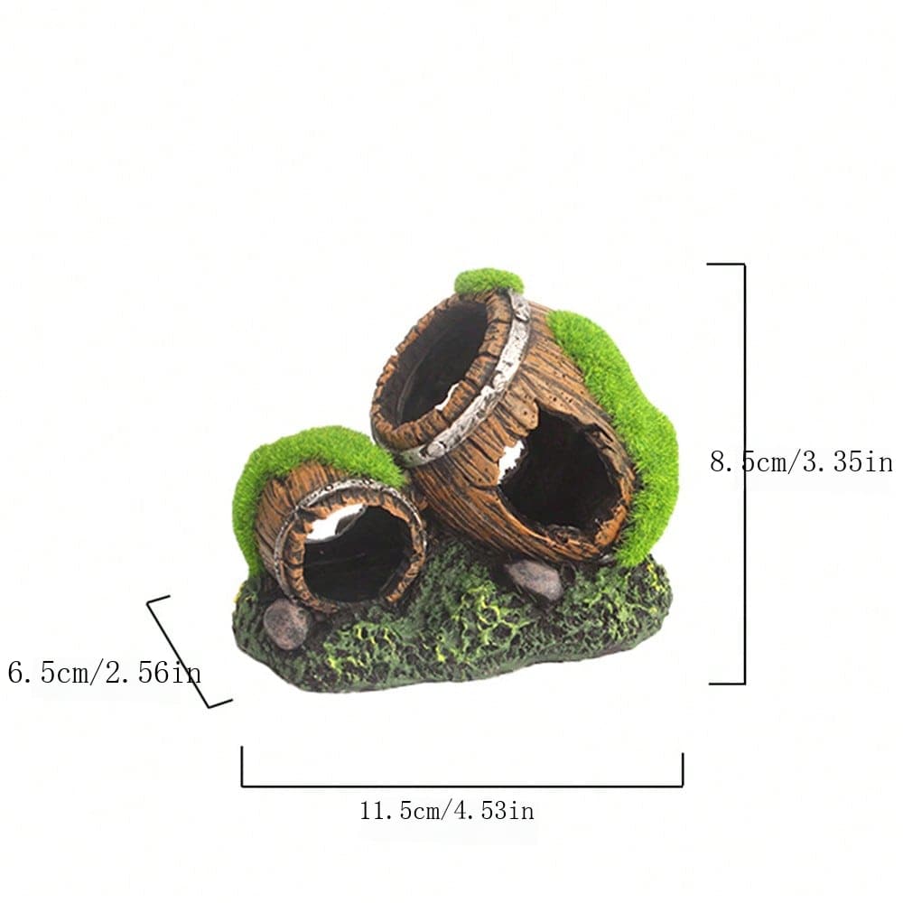 3 stuks aquariumdecoratie, keramische aquariumdecoratie, keramische verstopping, aquariumdecoratie hol, vistank, accessoires, grot decoratie, garnalen, grot, decoratie voor aquarium, voor garnalen