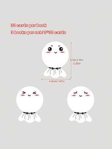 90 Sheets/3Books Total, Cute Sunshine Girl Sticky Notes - Self-Adhesive, Suitable For School, Office, Study And Reminder' - Multicolor - View 2