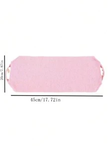 1pc Long Back Scrubber With Elastic Drawstring, Nylon Thickened Exfoliating Body Wash Cloth For Home Bath - Multicolor - View 9