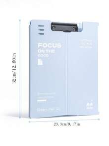 Two Pieces Of Stand-Up Clipboard, A4 File Clipboard, Writing Pad, Good-Looking Test Paper Storage Writing Board, Suitable For Storage In Schools And Families. - Multicolor - View 2