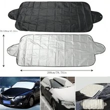 Hot Polyester With Silver Coated Foldable Car Snow Shade/ Car Snow Window Shade/Snow Car Sunshade - Multicolor - View 7