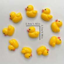 3/5/8/10PCS - Cute Cartoon Yellow Duck Refrigerator Magnet, Cute Decorative Refrigerator Magnet - Personalized Kitchen, Office Whiteboard, Storage Cabinet, And Dishwasher Refrigerator Magnet, Kitchen Decoration, Home Decoration - Yellow - View 3